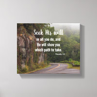 Seek His Will Proverbs 3:6 Scenic Path