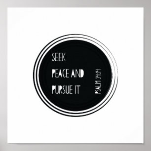 Seek peace and Pursue it Poster