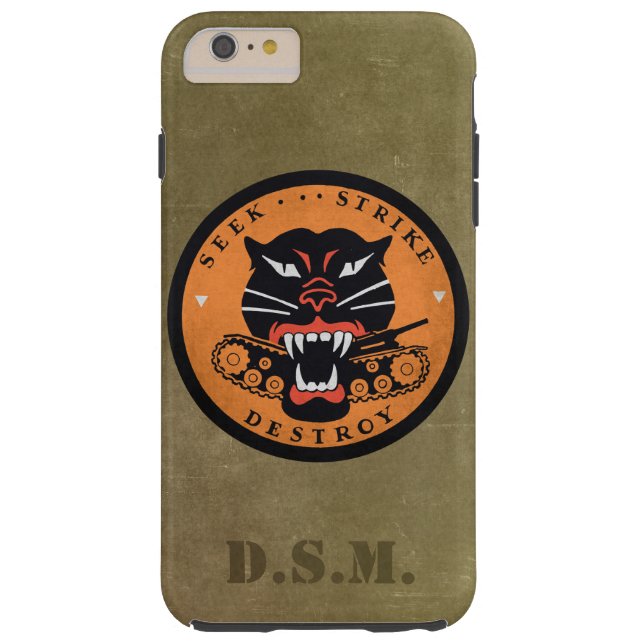Seek Strike Destroy Tank Destroyer Emblem Case-Mate iPhone Case (Back)