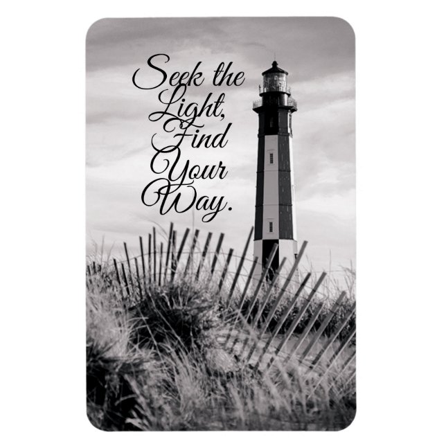 Seek the Light and Find Your Way Magnet (Vertical)