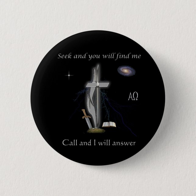 Seek the Lord Button (Front)