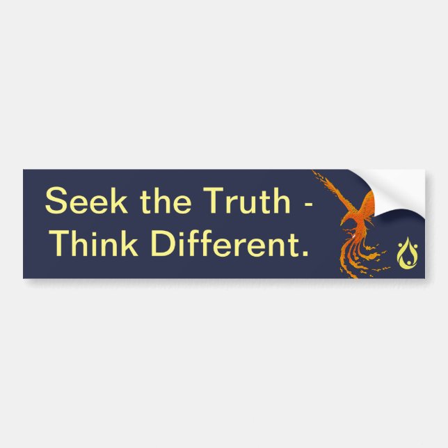 Seek the Truth Bumper Sticker (Front)