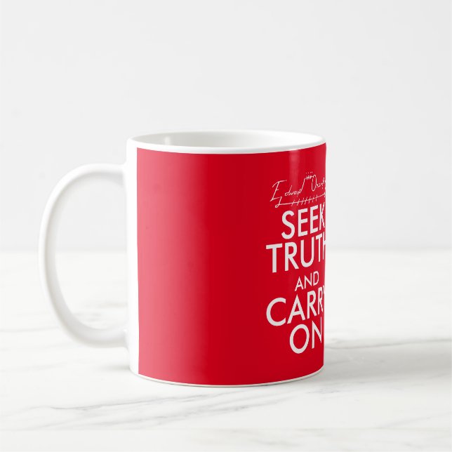 Seek Truth Coffee Mug (Left)
