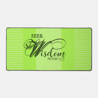 Seek Wisdom Desk Mat