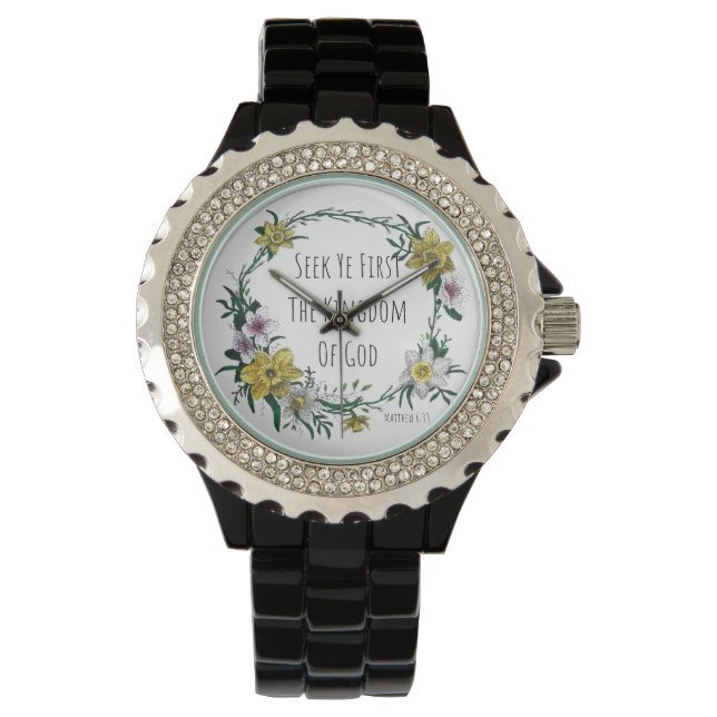 Seek Ye First the Kingdom Watch (Front)
