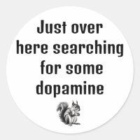 Seeking dopamine sticker