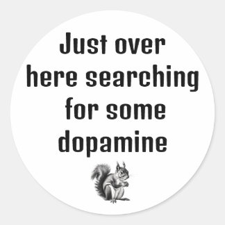 Seeking dopamine sticker 