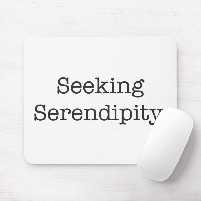 Seeking Serendipity Mouse Pad (With Mouse)