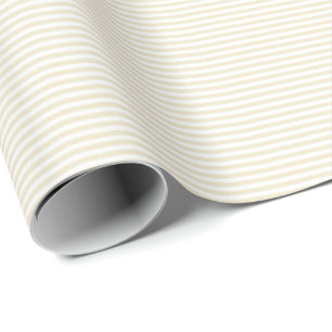 Seersucker effect preppy yellow stripe classic wrapping paper