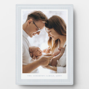 Seersucker frame simple family photo display
