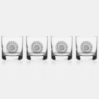 Seesters Mandala Whiskey Glass