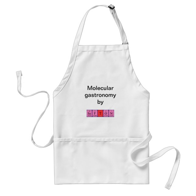 Sefton periodic table name apron (Front)