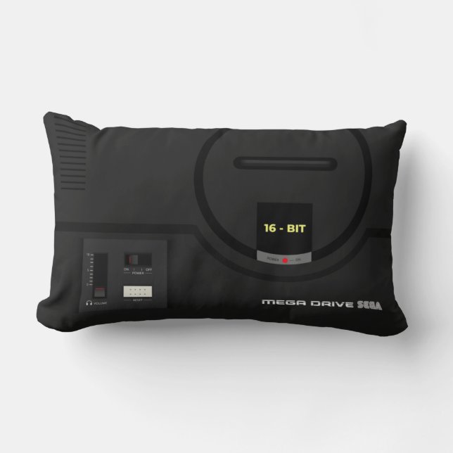 Sega Genesis Mega Drive Lumbar Pillow (Front)