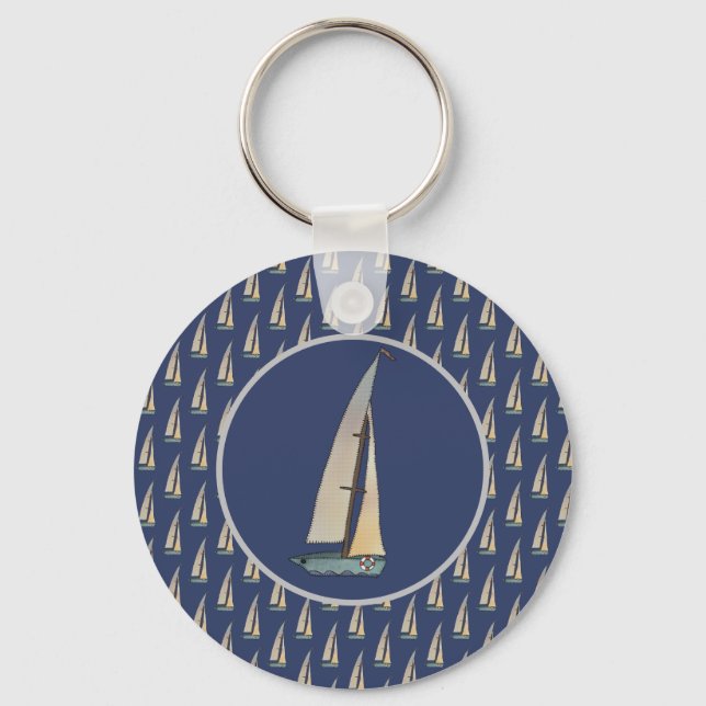 Segelschiff  schlüsselanhänger keychain (Front)
