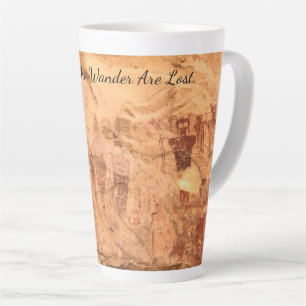 Sego Canyon Rock Art Utah Pictograph Latte Mug