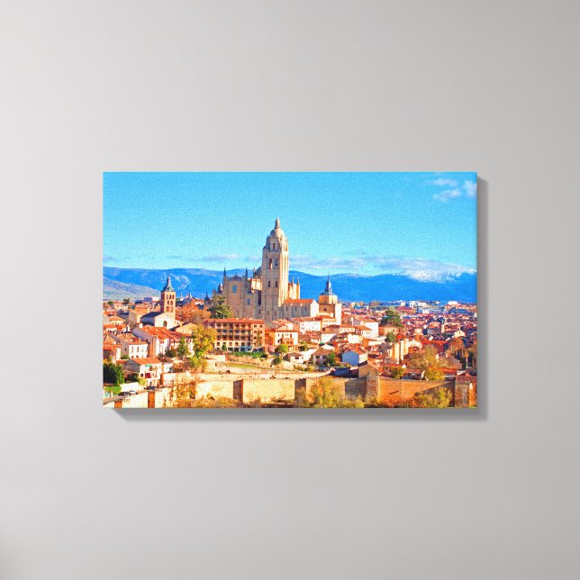 Segovia, Spain landscape Canvas Print (Front)