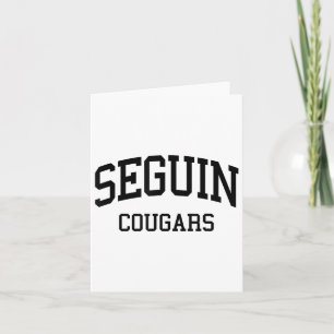 Seguin High School Hs Arlington Tx Retro Sports Card