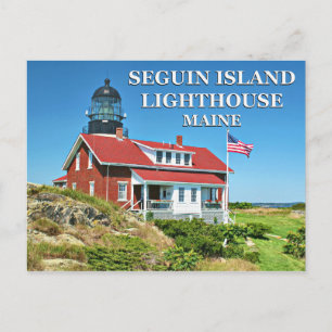 Seguin Island Lighthouse, Maine Postcard