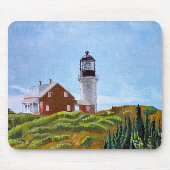 Seguin Island Lighthouse Mouse Pad (Front)