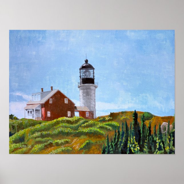 Seguin Island Lighthouse Poster (Front)