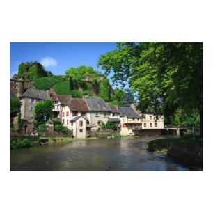 Segur-le-Chateau in France photo print