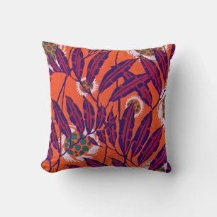 Seguy’s Art Deco Floral Throw Pillow