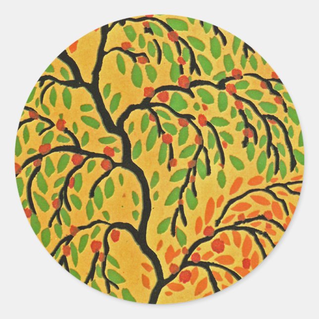 Seguy's Art Deco #1 at Emporio Moffa Classic Round Sticker (Front)