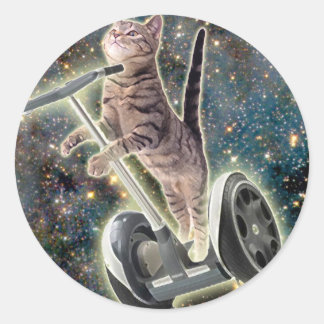Segway Kitty Classic Round Sticker