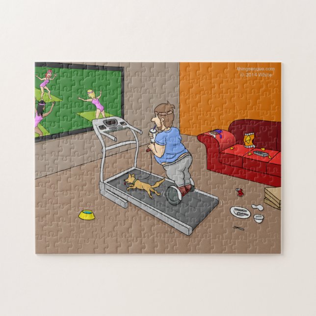 Segway Workout Jigsaw Puzzle (Horizontal)