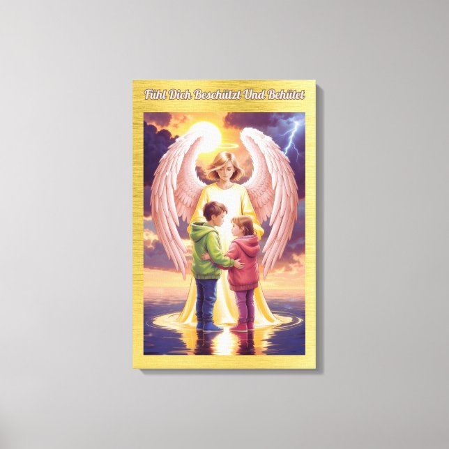Sei Beschützt und Behütet Canvas Print (Front)