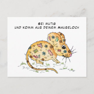 Sei mutig postcard