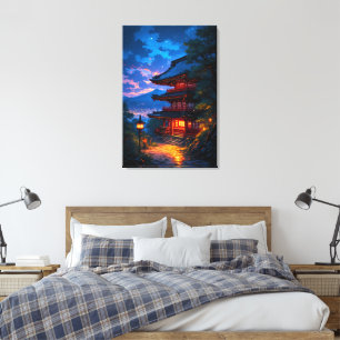 Seichi no Yoru (Sacred Night) Canvas Print