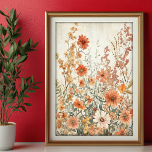 Seidenpapier Decoupage Herbst Wildblumen Var06 Tissue Paper