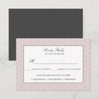 Seigaiha | Dusty Rose Japonais option de menu vagu