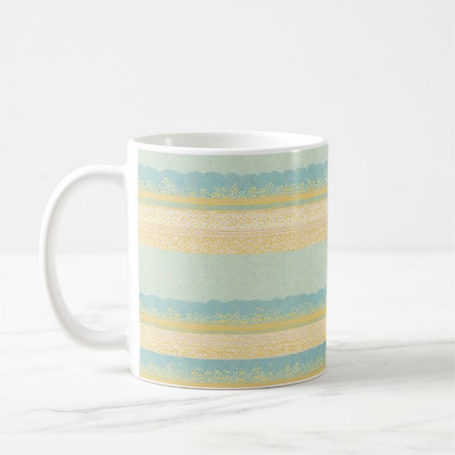 Seigaiha Wave Pattern Mug (Left)