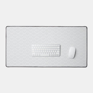 Seigaiha White | Mat de bureau