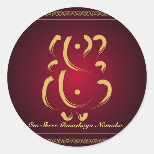 Seigneur Ganesha - autocollant