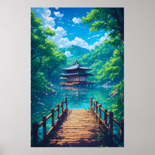 (Seijaku no Kohan) -  Lakeside Serenity Poster