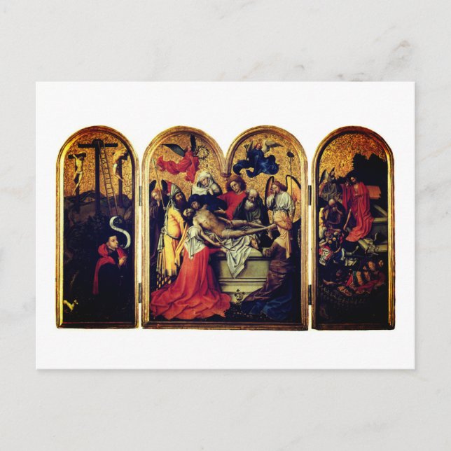 Seilern Triptych (by Robert Campin) Postcard (Front)