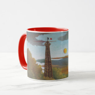 Seine and Eiffel Tower at Sunset by Henri Rousseau Mug