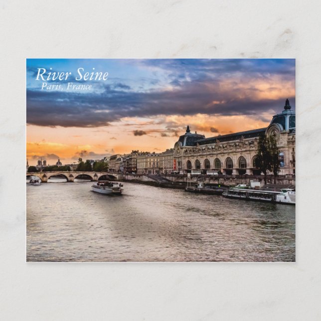 Seine, Paris Carte postale (Devant)