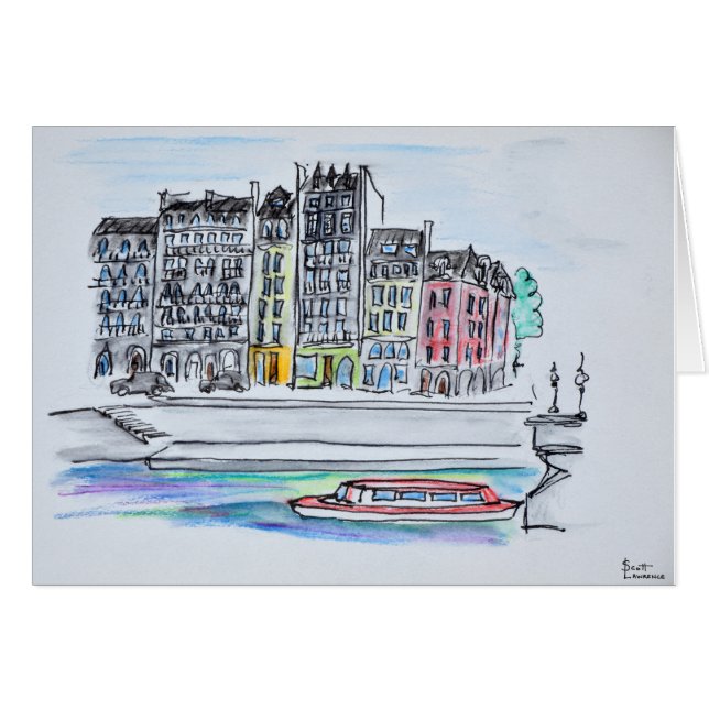 Seine River | Ile Saint-Louis, Paris (Front Horizontal)