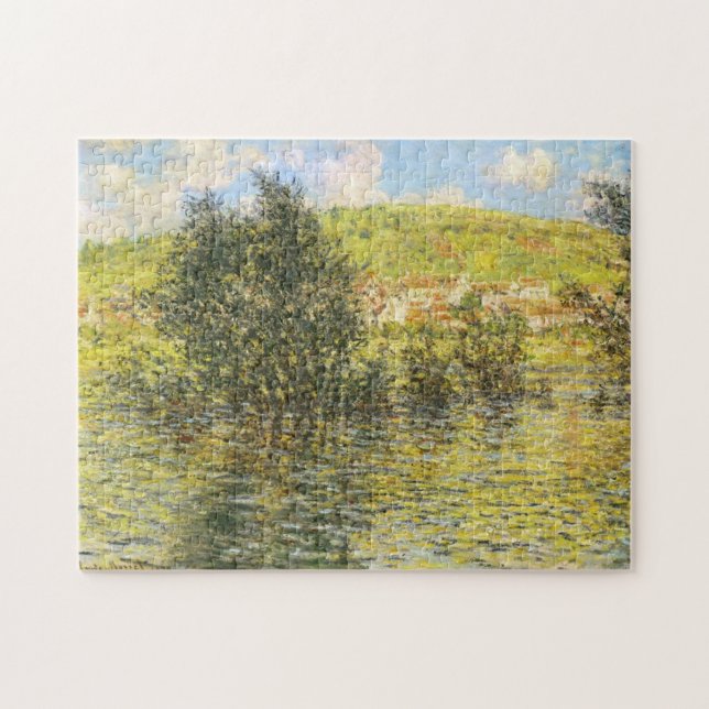Seine Vétheuil Effect Sunshine after Rain Monet Jigsaw Puzzle (Horizontal)