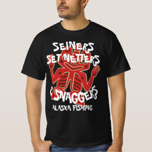 SEINERS SET NETTERS & SNAGGERS WHITTIER ALASKA T-Shirt