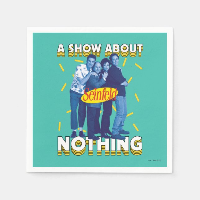 Seinfeld | A Show About Nothing Napkin (Front)