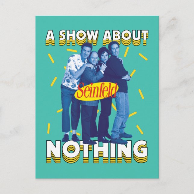 Seinfeld | A Show About Nothing Postcard (Front)