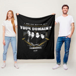 Seinfeld   Are You Master of Your Domain? Fleece Blanket
