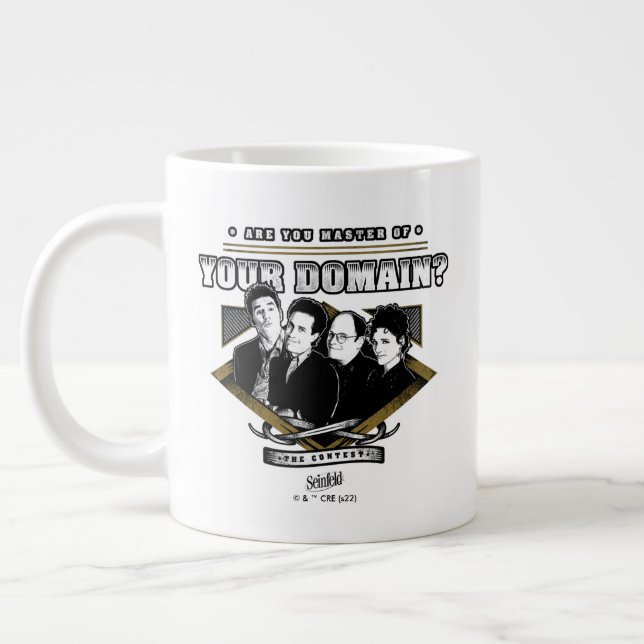 Seinfeld | Are You Master of Your Domain? Large Coffee Mug (Left)