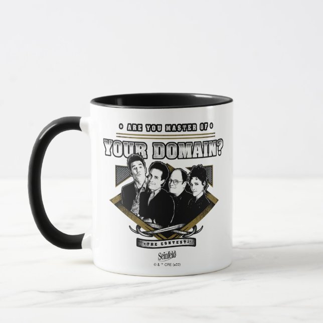 Seinfeld | Are You Master of Your Domain? Mug (Left)