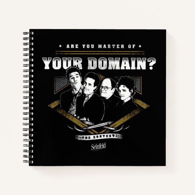 Seinfeld | Are You Master of Your Domain? Notebook (Front)